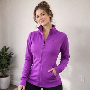 Vintage Nike "The Athletic Dept." Full Zip Athletic Track Jacket - Size S